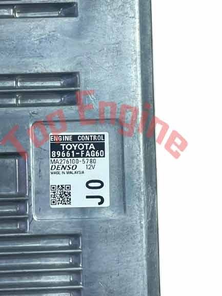  DENSO Engine Control Unit (ECU/ECM) – Toyota Hilux 1GD 4WD MTM (89661-FAG60) – JO